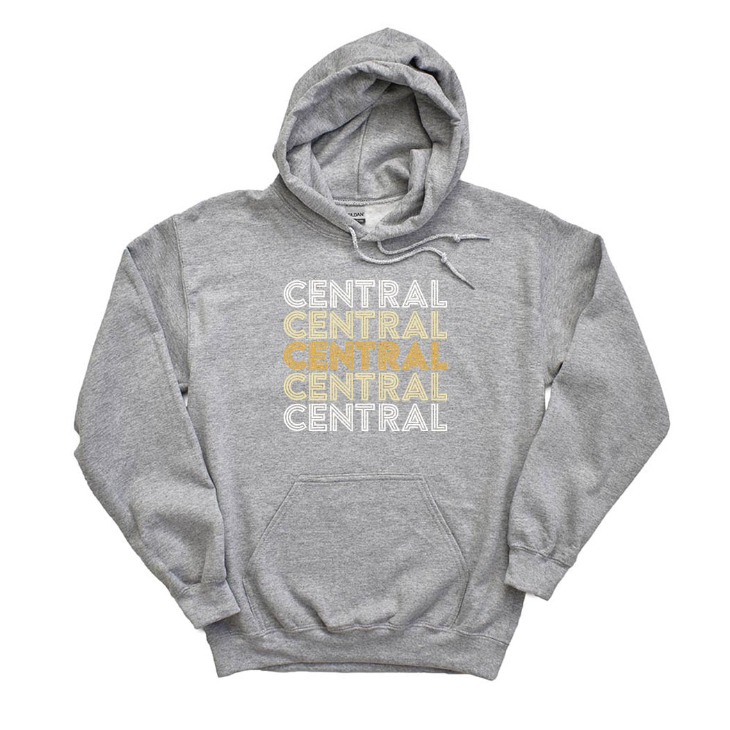 Retro Repeater ~ Hoodie ~ Central Elementary School - Des Plaines