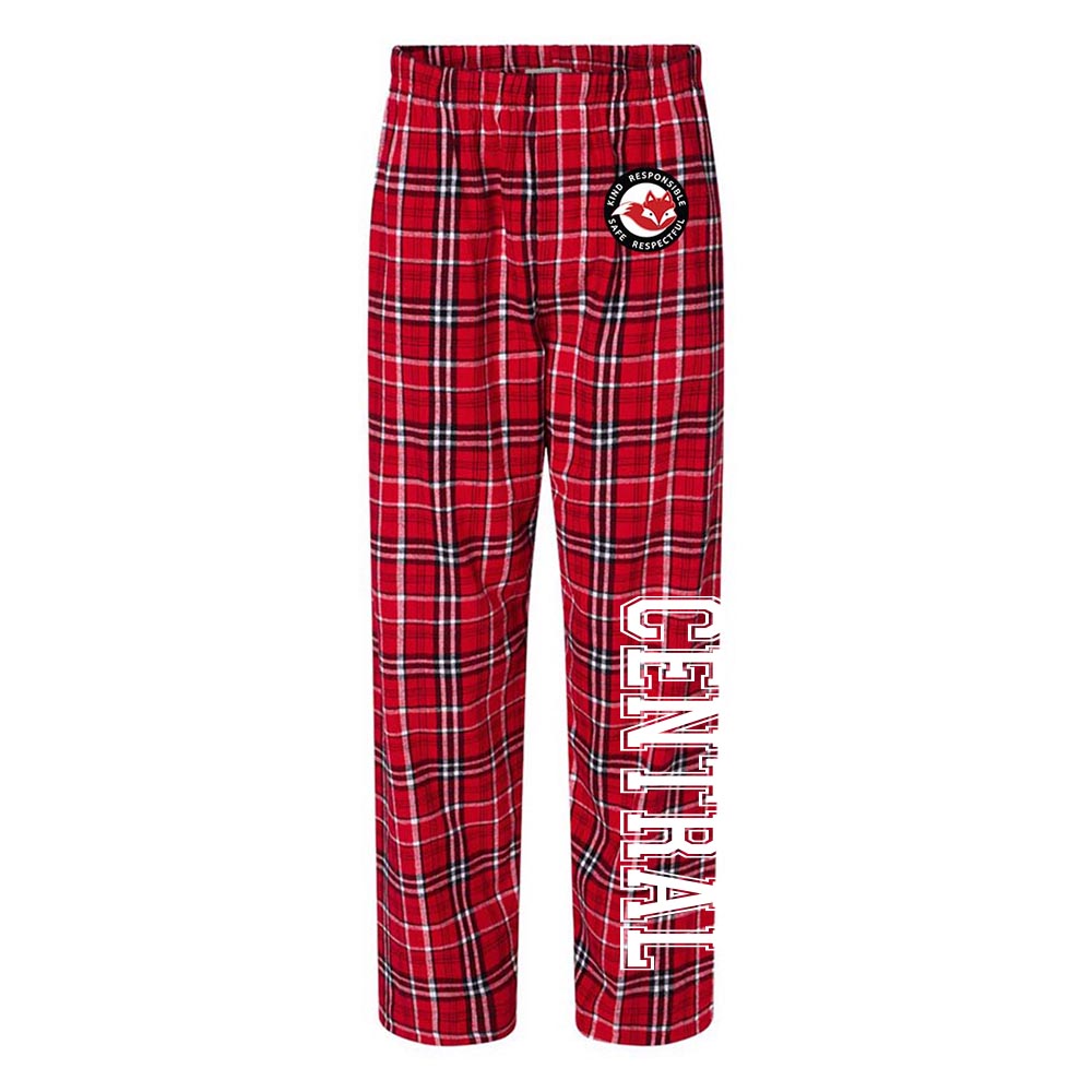 Central Badge of Success ~ Flannel Pants ~ Central Elementary School - Wilmette
