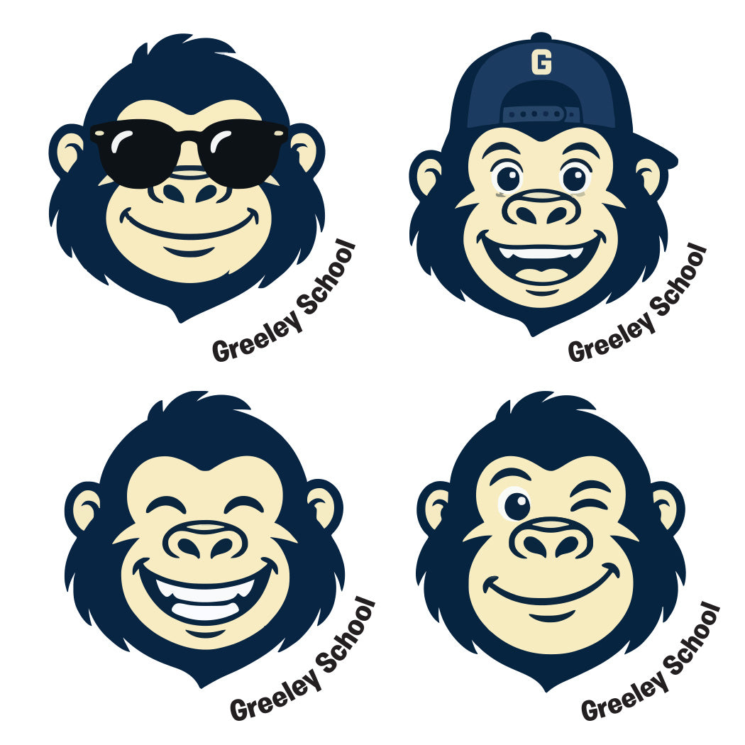 Choose Your Gorilla ~ Jersey T-Shirt ~ Greeley Elementary School
