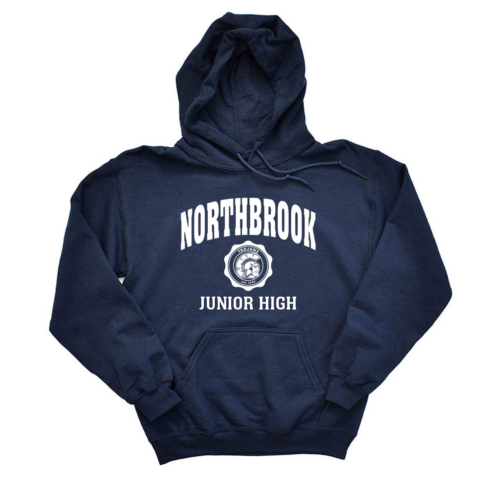 Collegiate Seal ~ Softstyle Hoodie ~ Northbrook Junior High