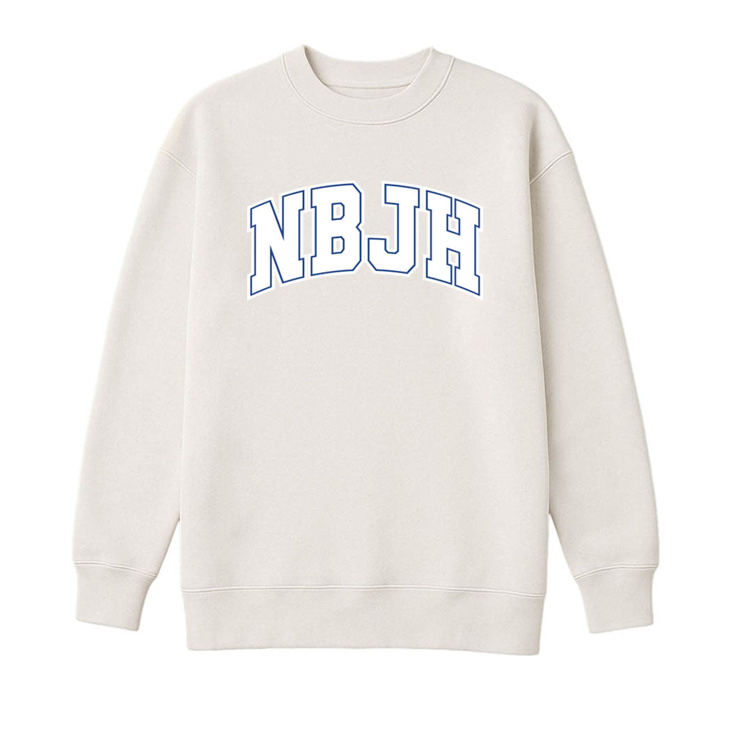 Collegiate Arc ~ Ladies Oversized Crew Sweatshirt ~ Northbrook Junior High School