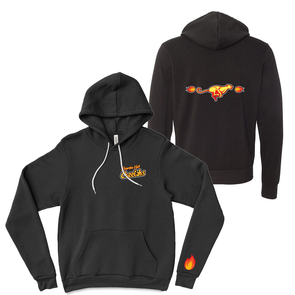 HOODIE ~ FLAMIN' HOT CHEETAHS ~ Bella + Canvas ~ youth & adult ~ classic fit