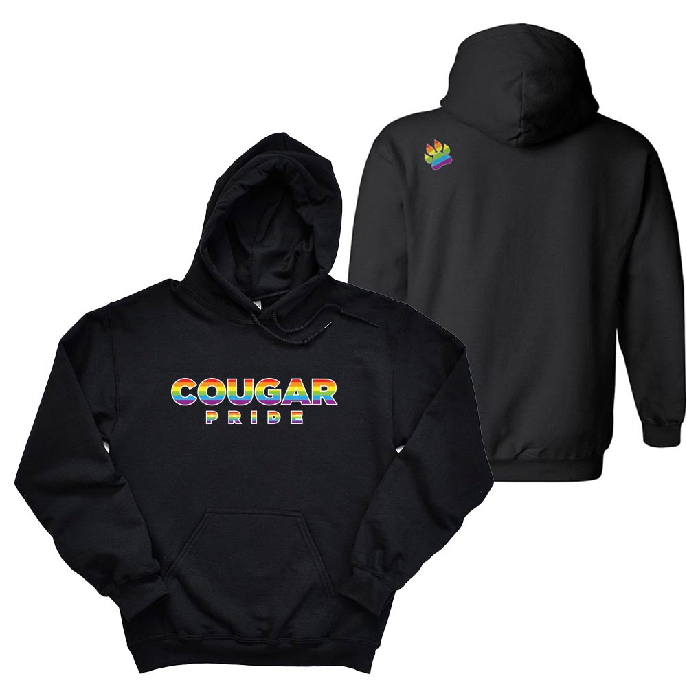 COVE SCHOOL COUGAR PRIDE HOODIE ~ youth and adult ~ classic unisex fit