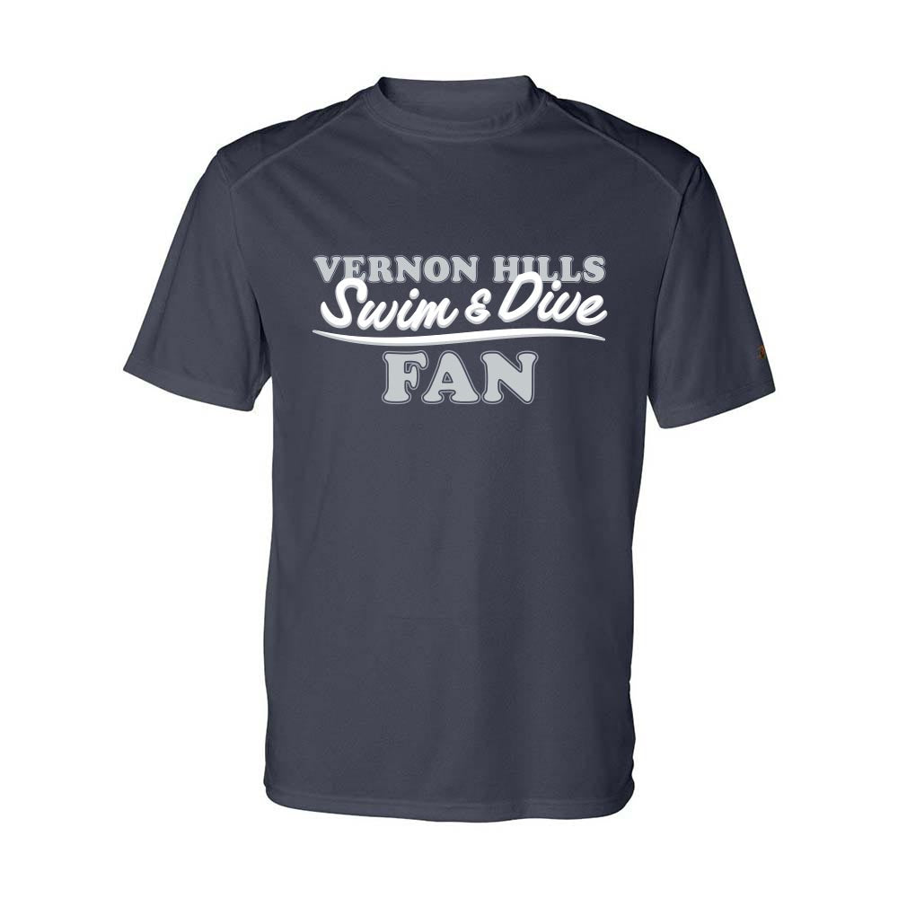 Create Your Own Fan ~ Performance T-Shirt ~ Vernon Hills High School Swim & Dive