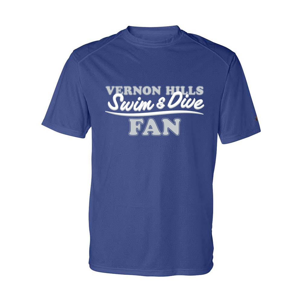 Create Your Own Fan ~ Performance T-Shirt ~ Vernon Hills High School Swim & Dive
