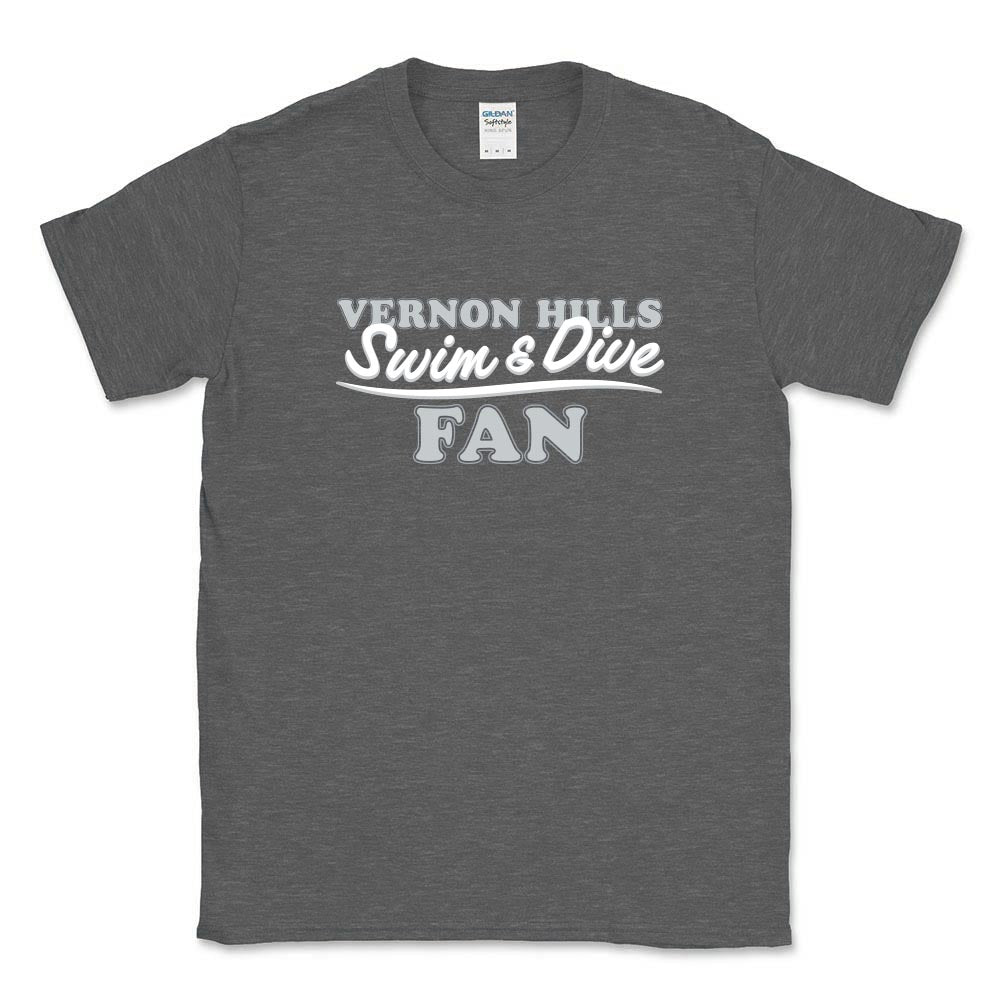 Create Your Own Fan ~ Cotton T-Shirt ~ Vernon Hills High School Swim & Dive