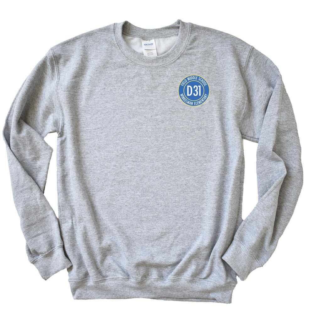 Logo ~ Crewneck Sweatshirt ~ West Northfield School District 31