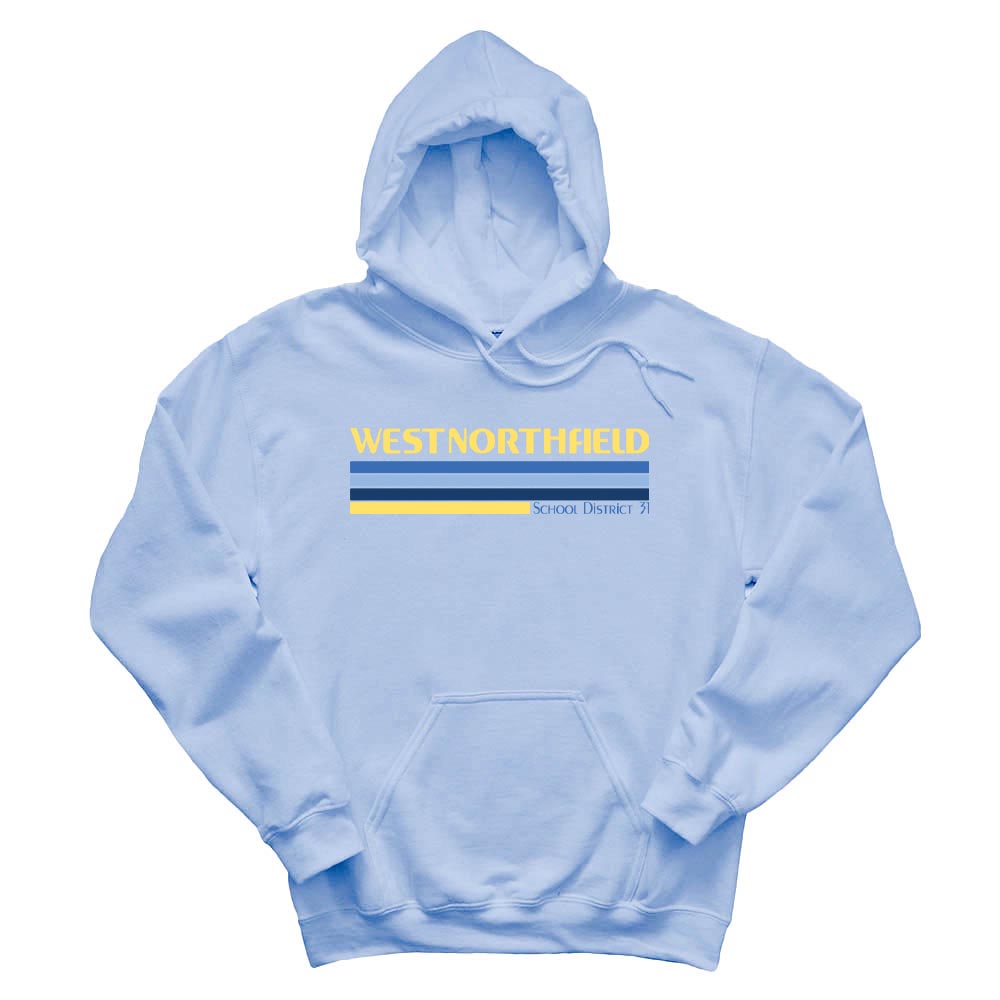 Stripes ~ Hoodie ~ West Northfield School District 31