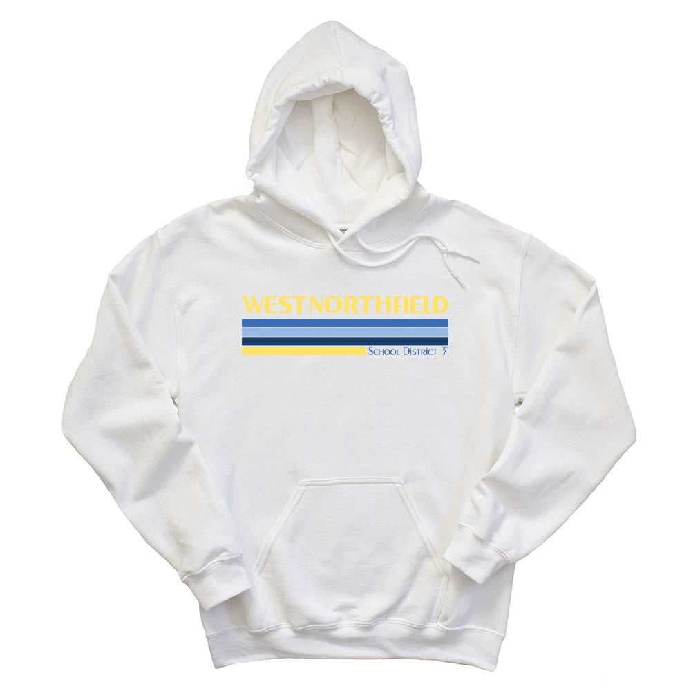 Stripes ~ Hoodie ~ West Northfield School District 31