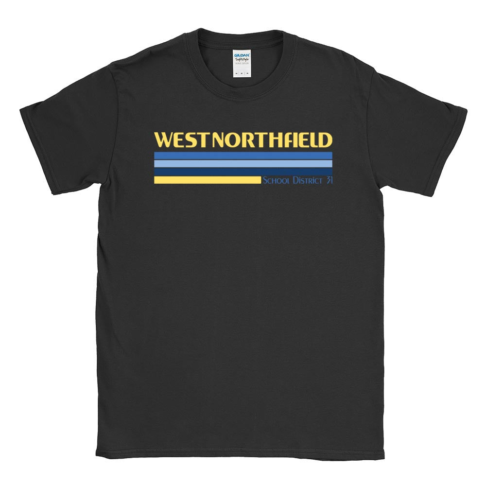 Stripes ~ Cotton T-Shirt ~ West Northfield School District 31