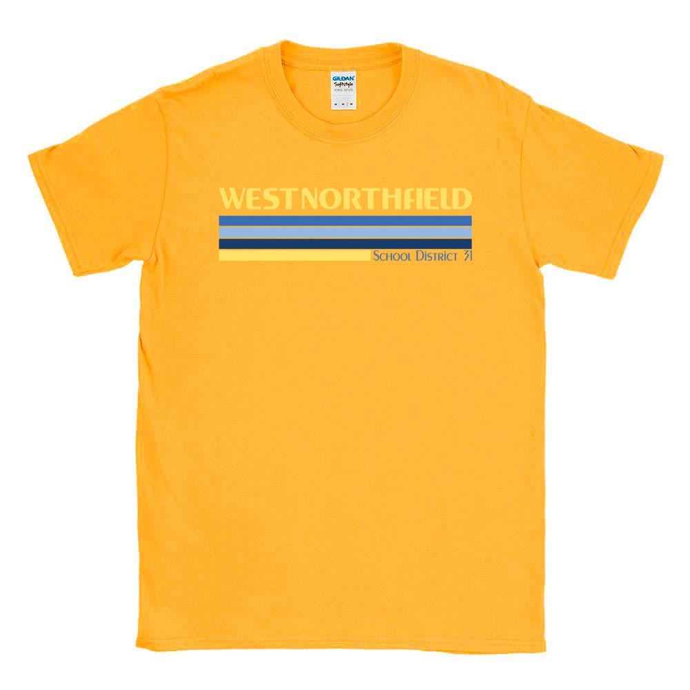 Stripes ~ Cotton T-Shirt ~ West Northfield School District 31