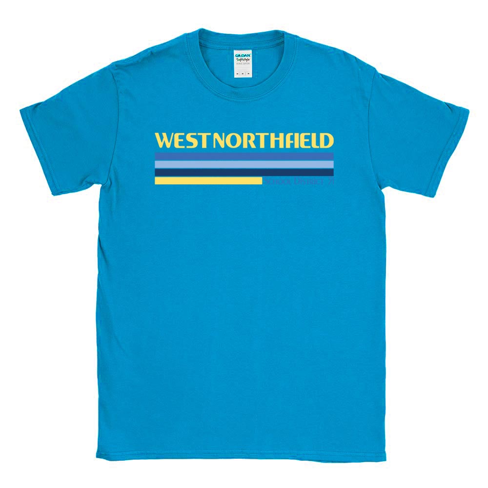 Stripes ~ Cotton T-Shirt ~ West Northfield School District 31