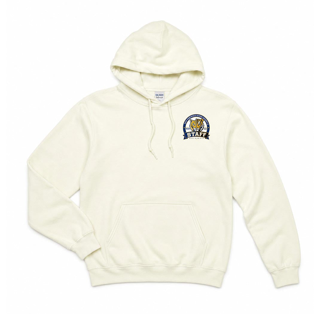 D31 Staff Badge ~ Hoodie ~ District 31-off white