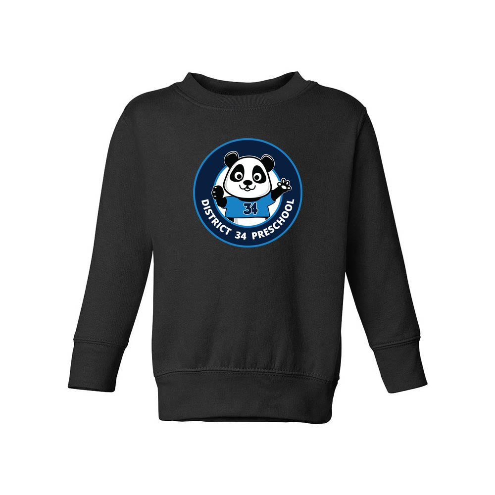 Logo ~ Raglan Crewneck Sweatshirt ~ D34 Preschool