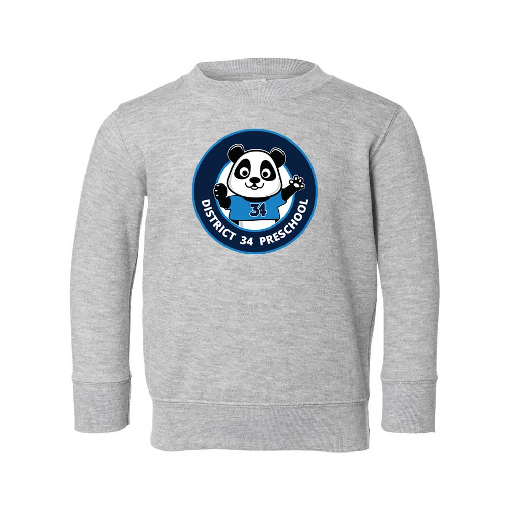 Logo ~ Raglan Crewneck Sweatshirt ~ D34 Preschool