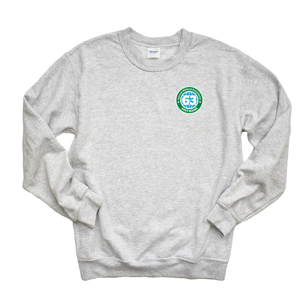 Logo ~ Raglan Crewneck Sweatshirt ~ East Maine School District 63
