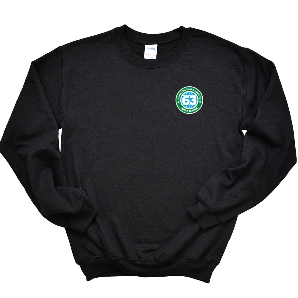 Logo ~ Raglan Crewneck Sweatshirt ~ East Maine School District 63
