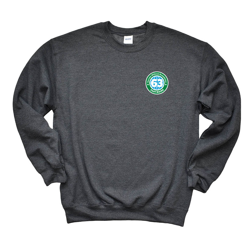 Logo ~ Raglan Crewneck Sweatshirt ~ East Maine School District 63
