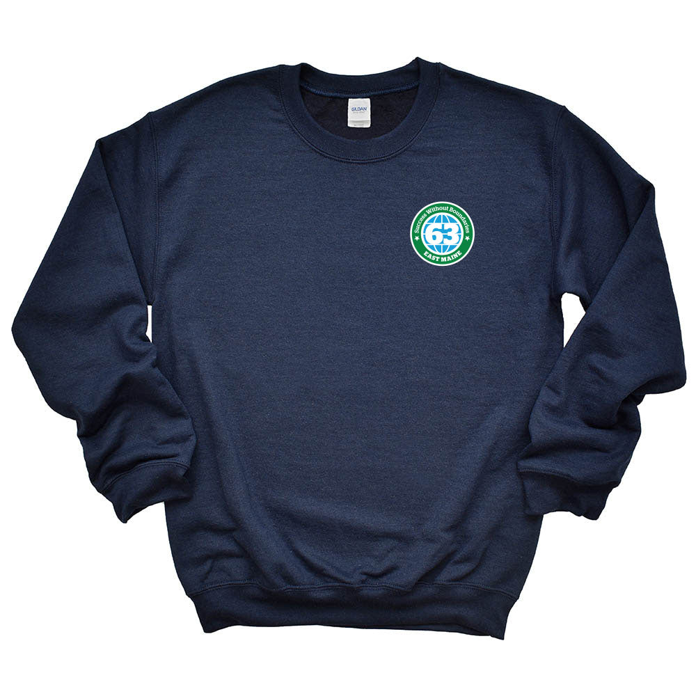 Logo ~ Raglan Crewneck Sweatshirt ~ East Maine School District 63