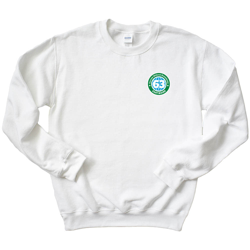 Logo ~ Raglan Crewneck Sweatshirt ~ East Maine School District 63