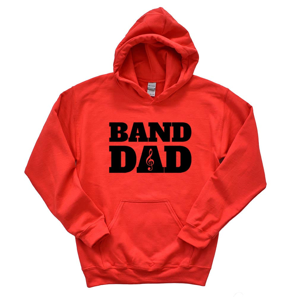 BAND DAD HOODIE DHS BANDS adult classic unisex fit humanKIND