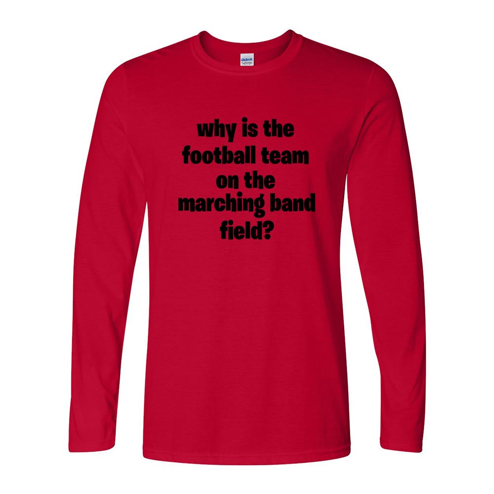MARCHING BAND FIELD LONG SLEEVE TEE ~ DHS BANDS ~ classic fit