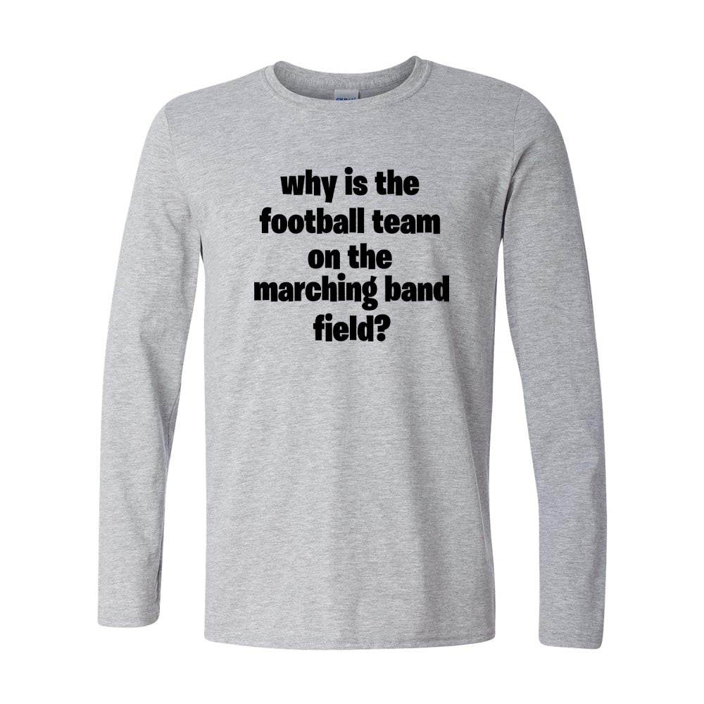 Marching Band Field ~ Cotton Long Sleeve T-Shirt ~ DHS Bands