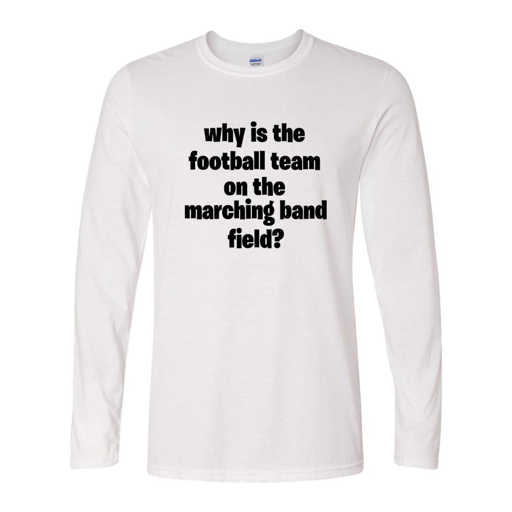 Marching Band Field ~ Cotton Long Sleeve T-Shirt ~ DHS Bands