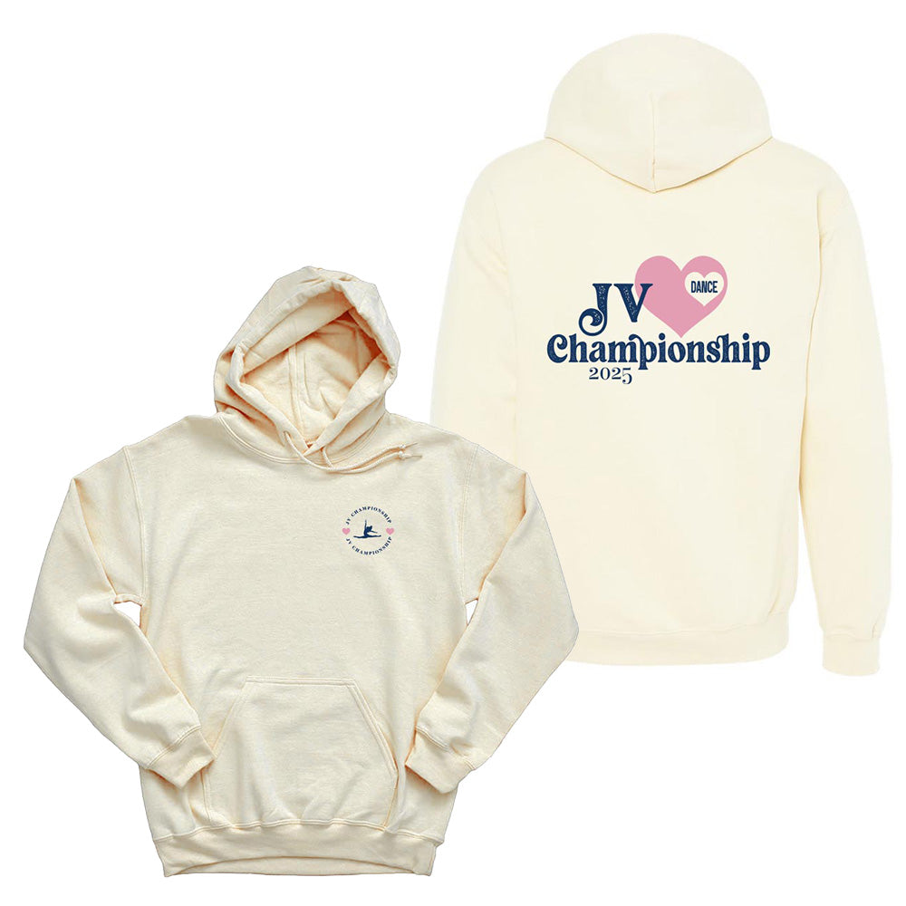 DANCE HEART HOODIE ~ JV CHAMPIONSHIP ~ adult ~ classic fit
