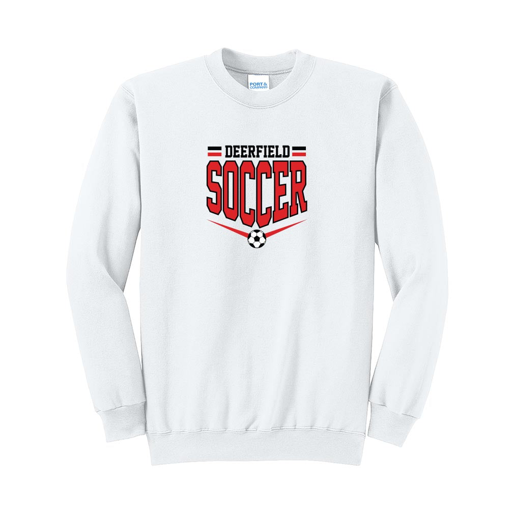 Deerfield Soccer ~ Crewneck Sweatshirt ~ Deerfield Dragons AYSO Soccer