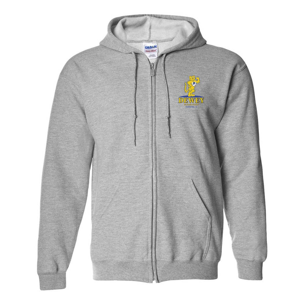 Mascot ~ Zip Hoodie ~ Dewey Elementary School