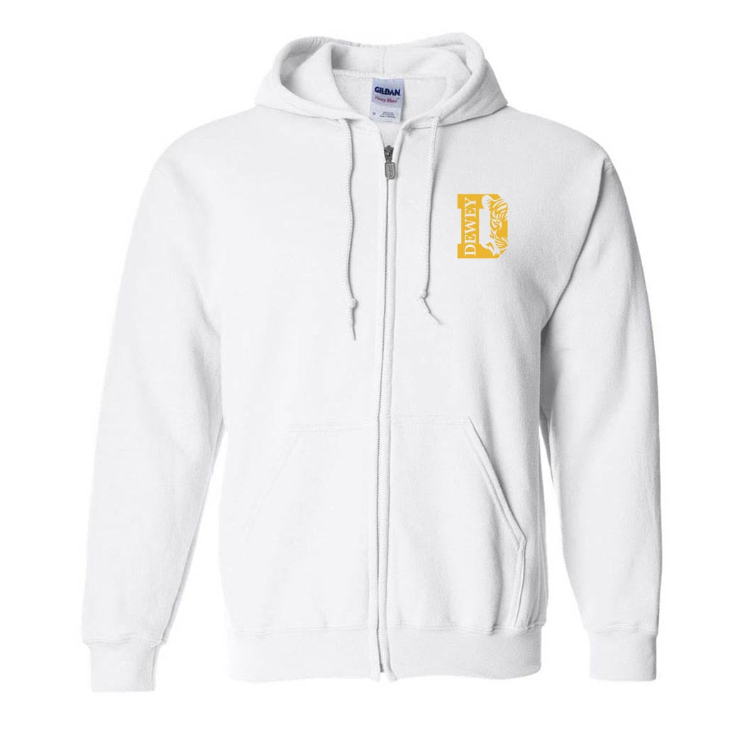 Tigers Stamp ~ Zip Hoodie ~ Dewey Elementary School