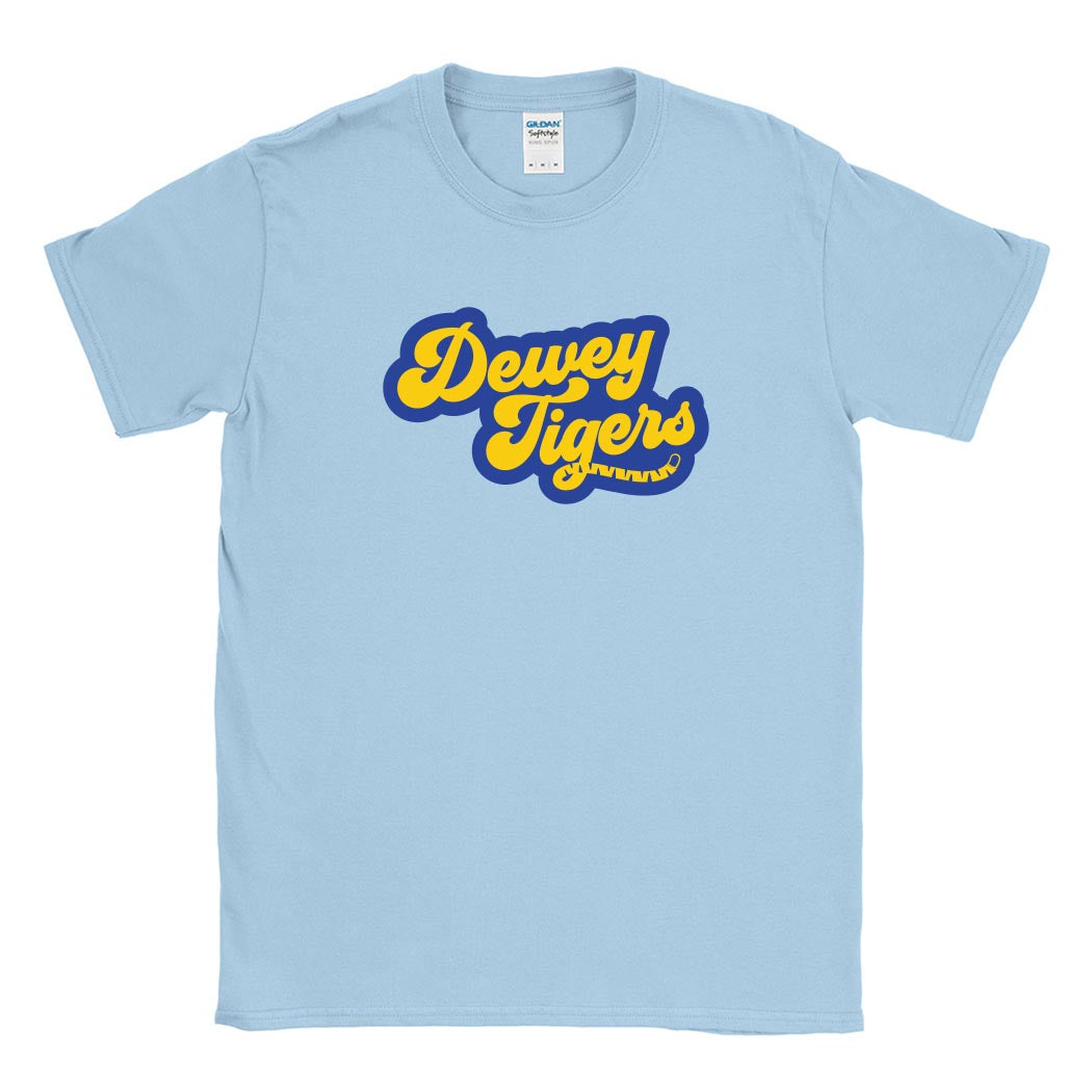 Tigers / Tigres Tail ~ Cotton T-Shirt ~ Dewey Elementary School