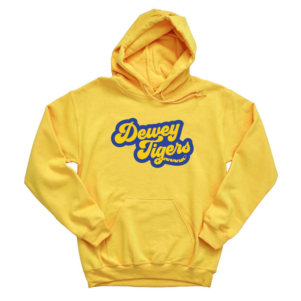 Tigers / Tigres Tail ~ Hoodie ~ Dewey Elementary School