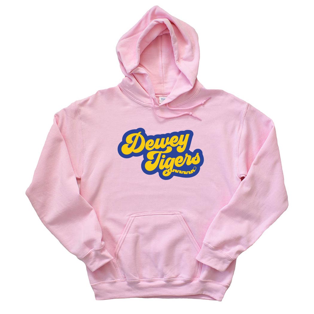 Tigers / Tigres Tail ~ Hoodie ~ Dewey Elementary School