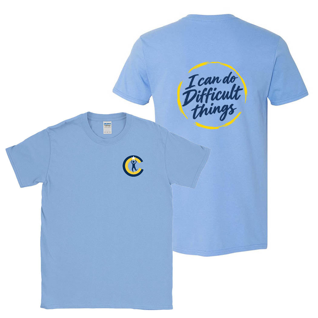I Can Do Difficult Things ~ Cotton T-Shirt ~ Cove School