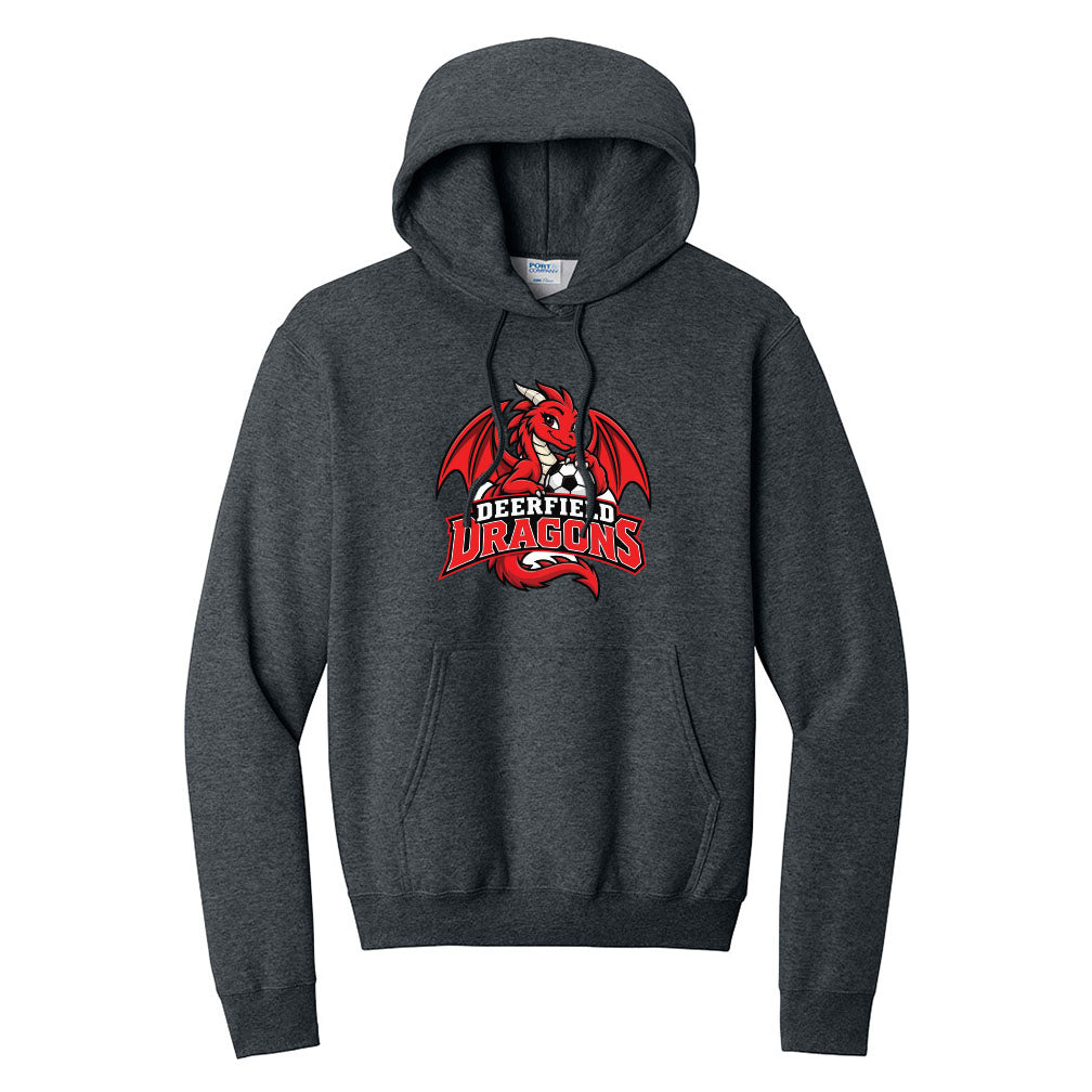 Dragon Mascot ~ Hoodie ~ Deerfield Dragons AYSO Soccer