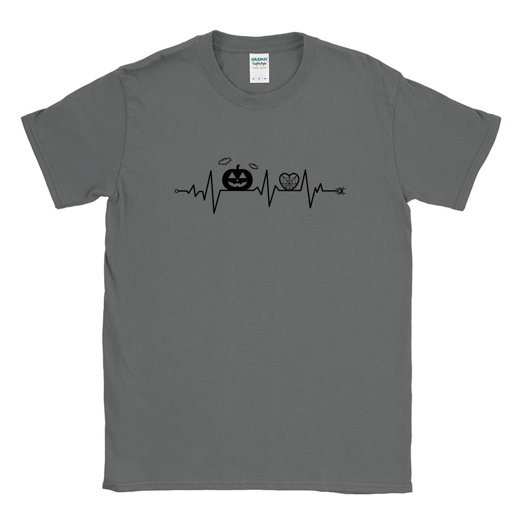 EKG Heartbeat ~ Cotton T-Shirt ~ Breiter Creations