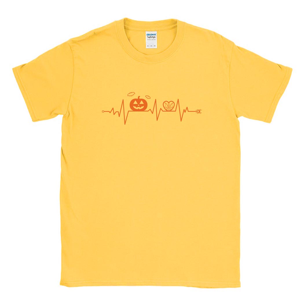 EKG Heartbeat ~ Cotton T-Shirt ~ Breiter Creations