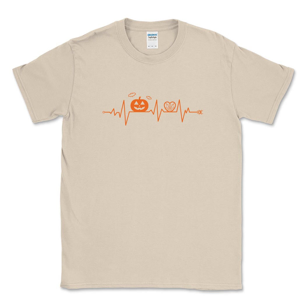 EKG Heartbeat ~ Cotton T-Shirt ~ Breiter Creations