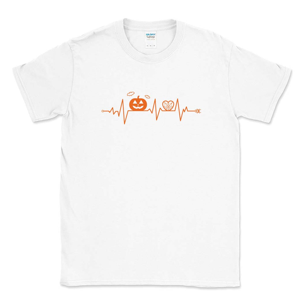 EKG Heartbeat ~ Cotton T-Shirt ~ Breiter Creations