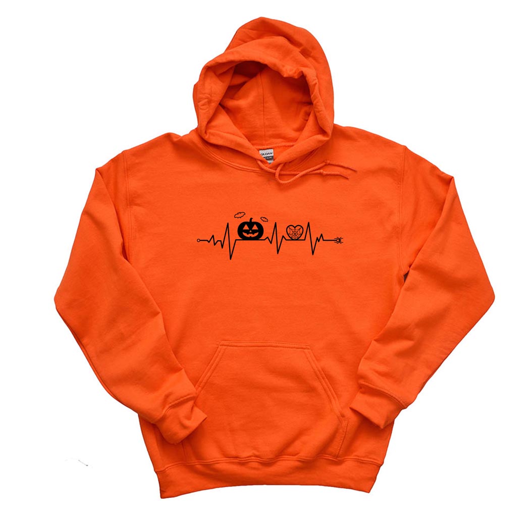EKG Heartbeat ~ Hoodie ~ Breiter Creations