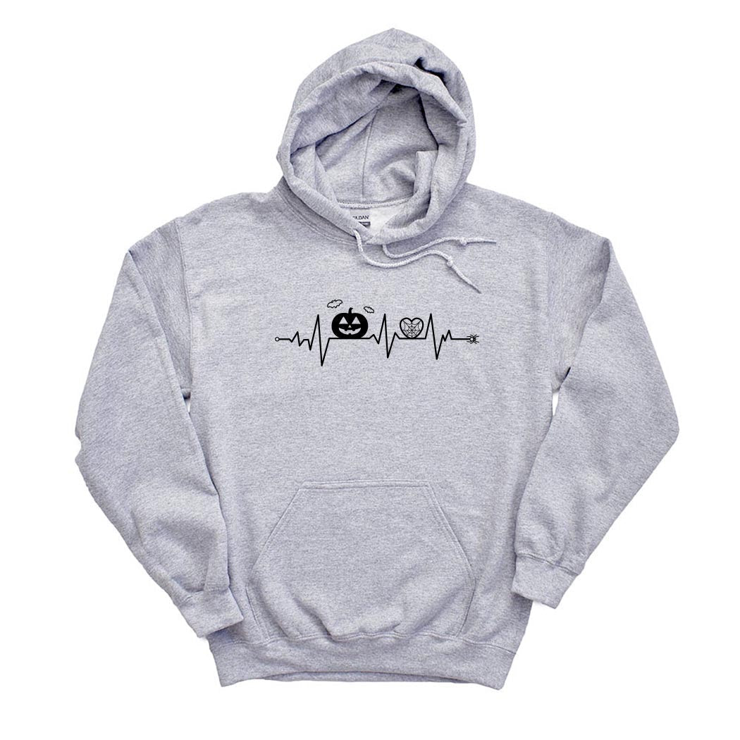 EKG Heartbeat ~ Hoodie ~ Breiter Creations
