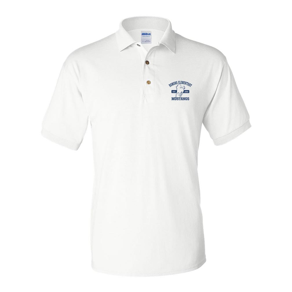Est. 1958 ~ 50/50 Polo ~ Romona Elementary School