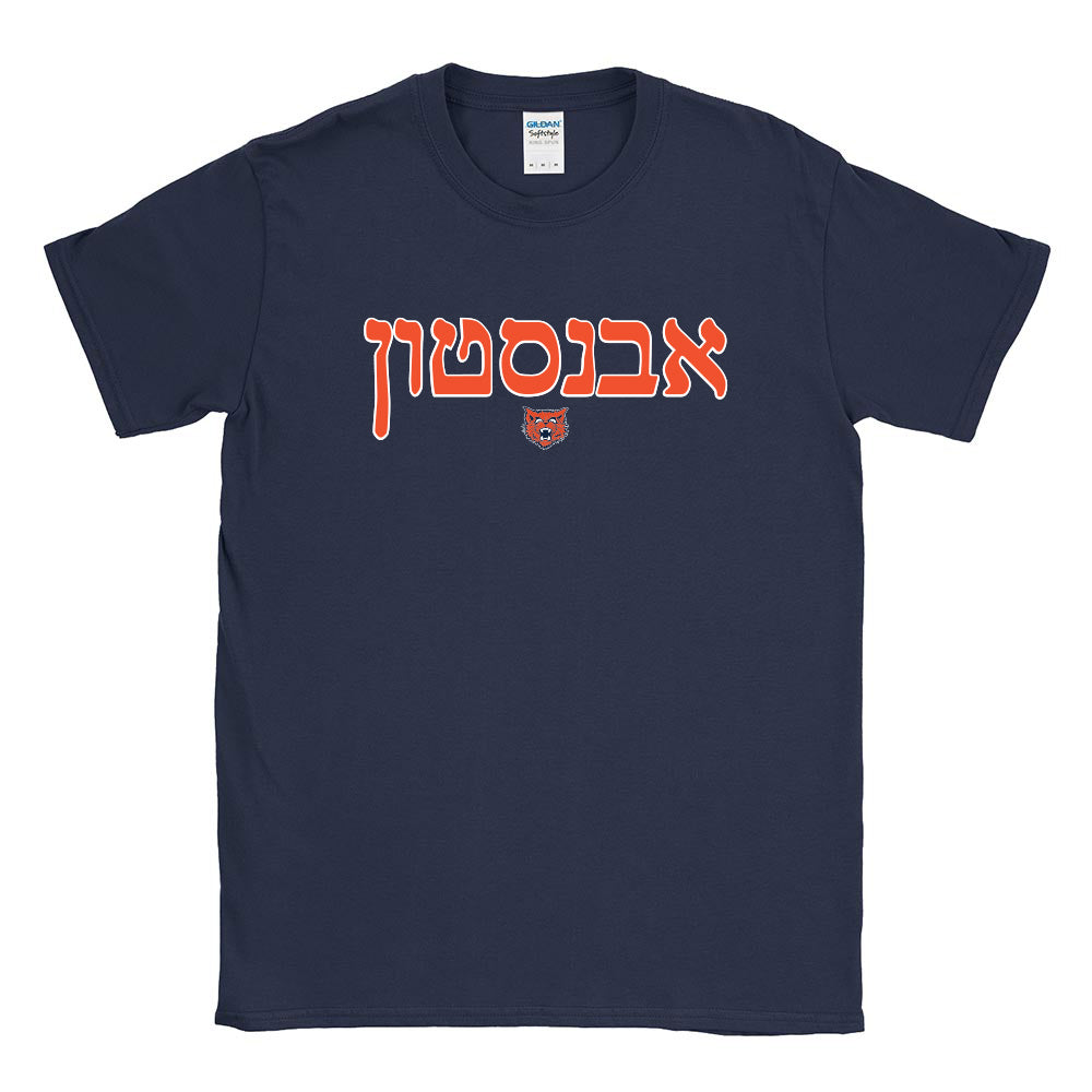 EVANSTON HEBREW LETTERING TEE ~ youth & adult ~ classic unisex fit