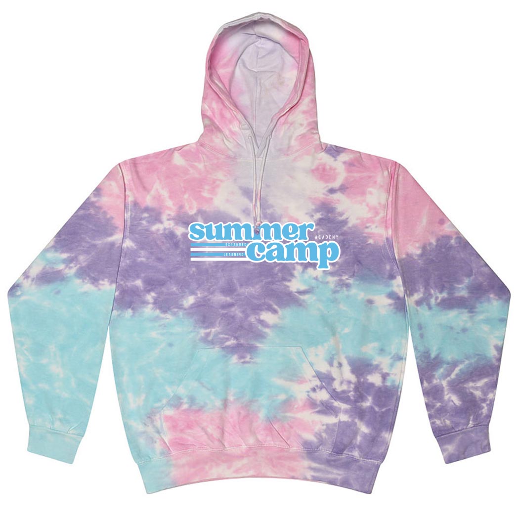 Summer Camper ~ Tie Dye Hoodie ~ D63 Expanded Learning