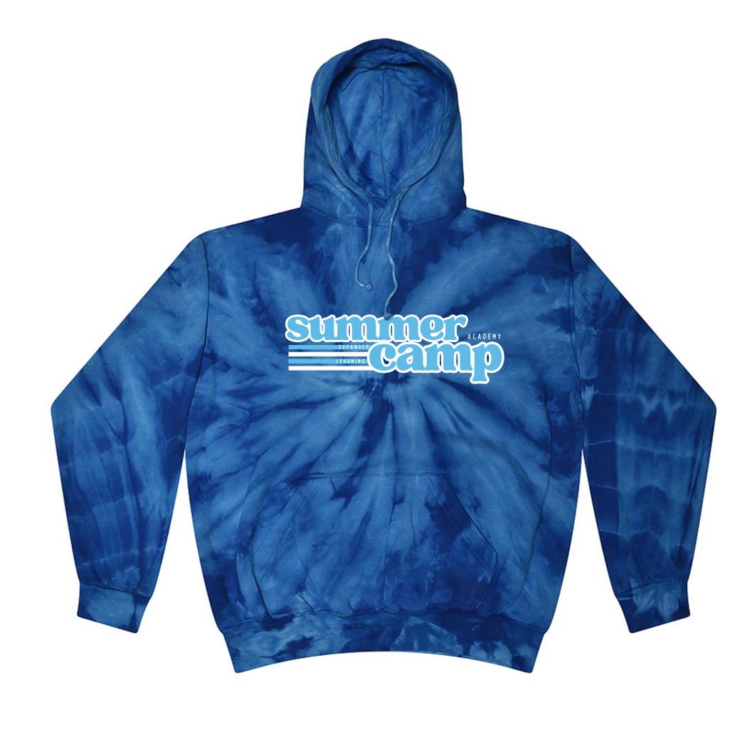Summer Camper ~ Tie Dye Hoodie ~ D63 Expanded Learning