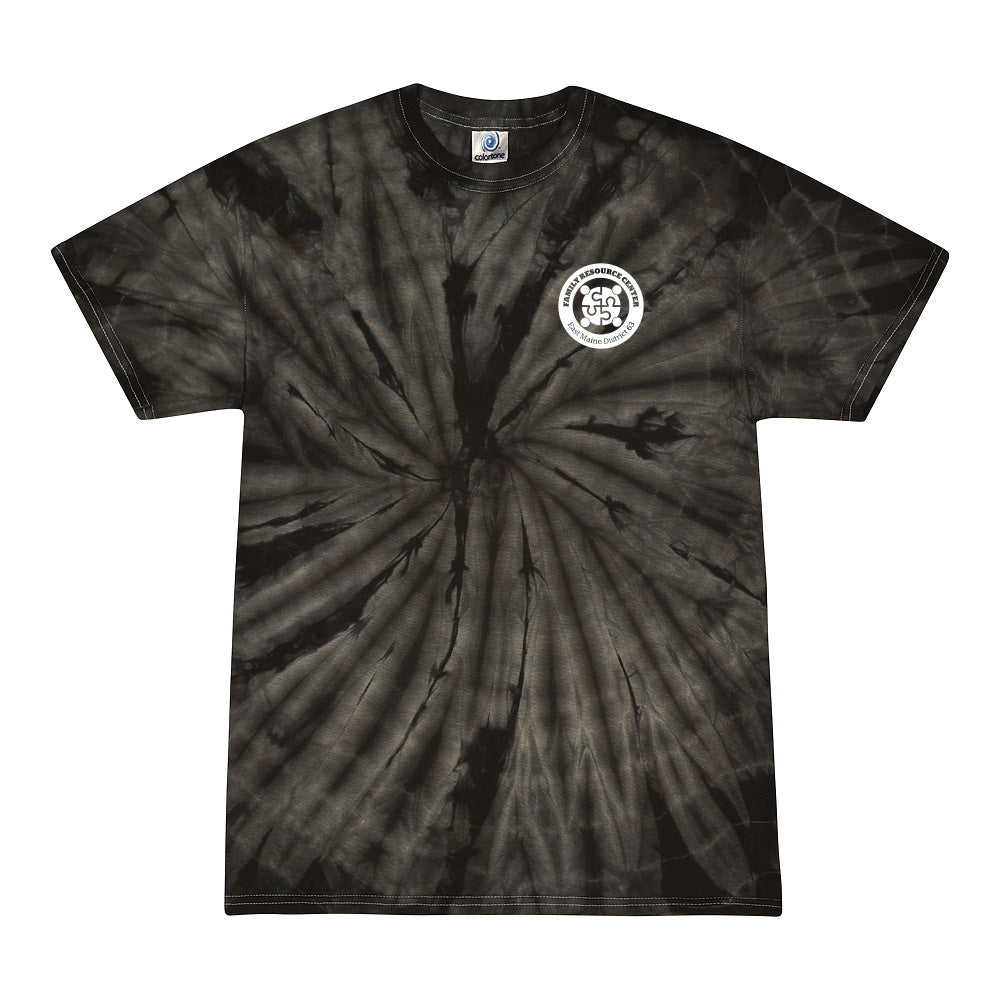 Logo ~ Tie Dye Cotton Tee ~ Family Resource Center
