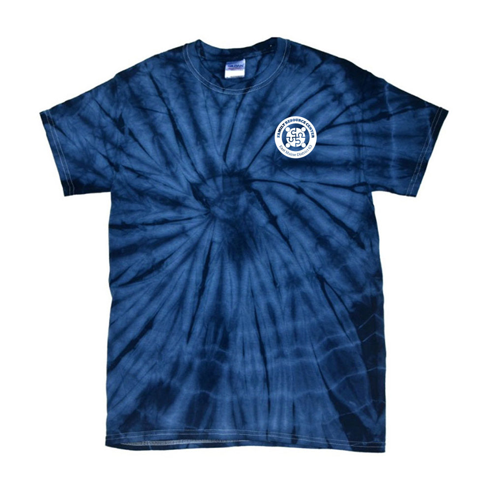 Logo ~ Tie Dye Cotton Tee ~ Family Resource Center