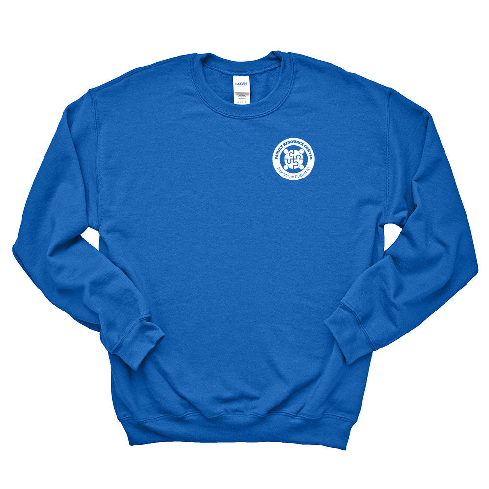 Logo ~ Raglan Crewneck Sweatshirt Sweatshirt ~ Family Resource Center